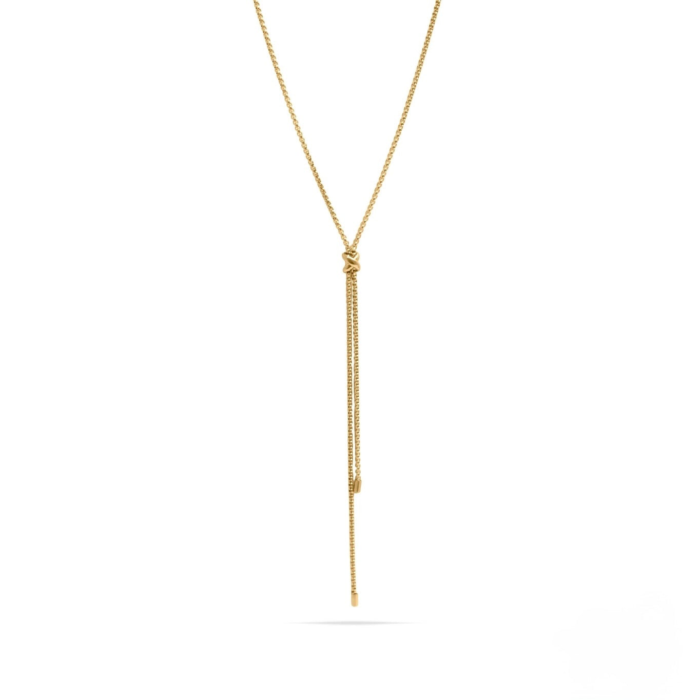 18K Gold Pvd Stainless Steel Bolo Necklace