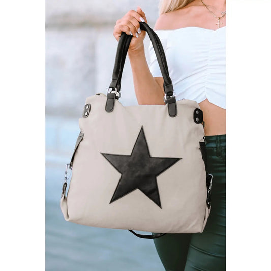 Five-Pointed Star Canvas Tote Bag