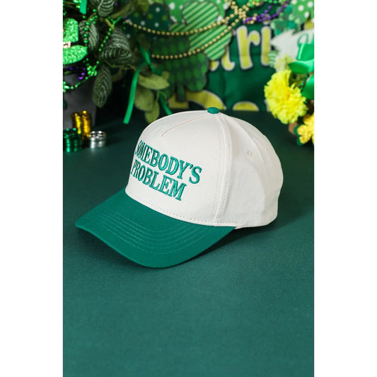 Somebodys Problem Embroidered Two-Tone Baseball Cap